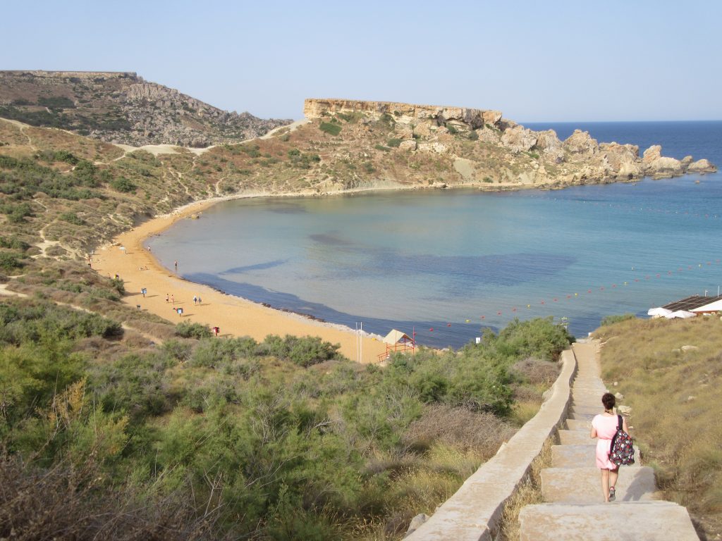 Għajn Tuffieħa Bay malte golden beach