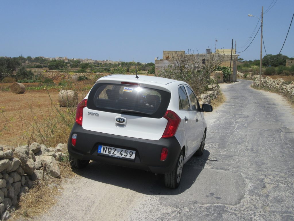 campagne Malte voiture de location 