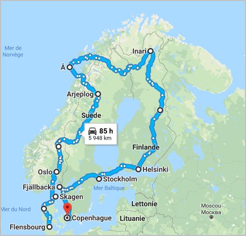 Woestijn Actief Heel Voyage à vélo en Scandinavie : mon parcours entre le Danemark, la Norvège,  la Suède et la Finlande - Courir Le Monde - Blog Voyage et SportCourir Le  Monde – Blog Voyage et Sport