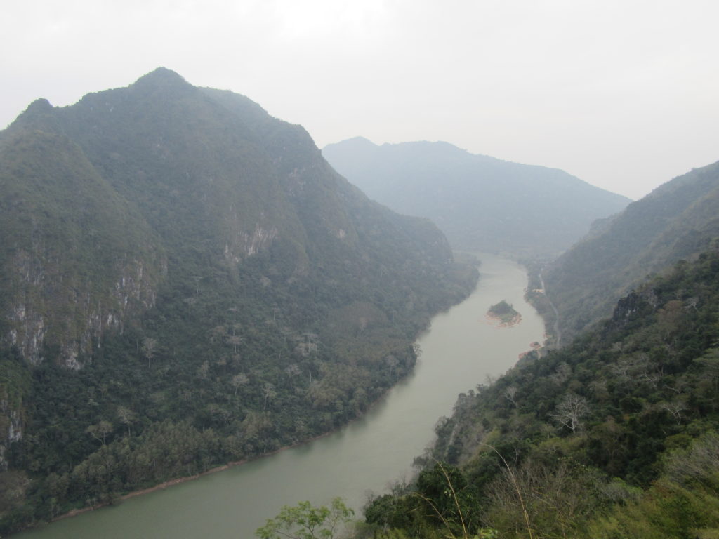 Nong Khiaw Laos sauvage montagne view point