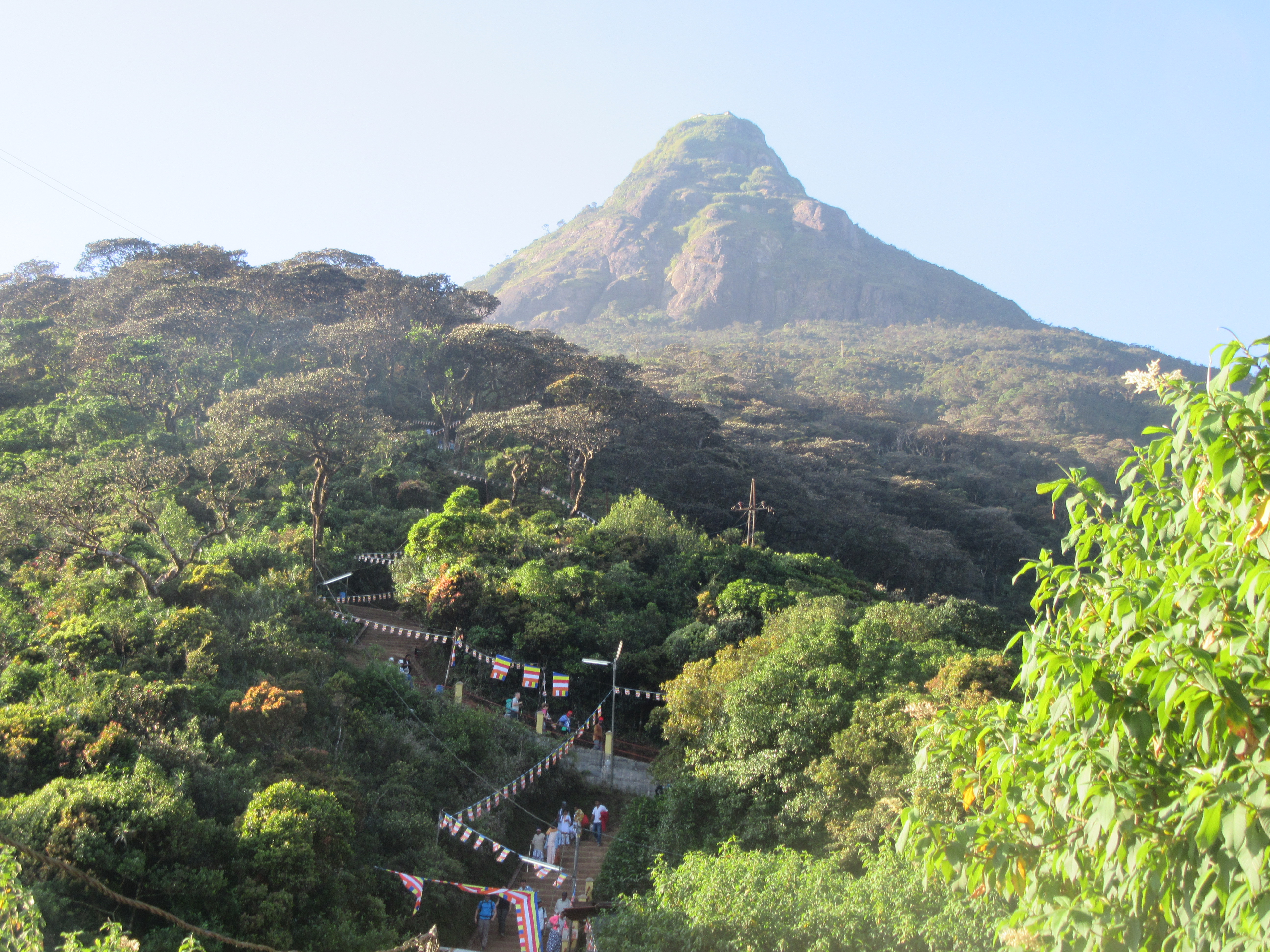 Pelerinage Adam's peak Sri Lanka