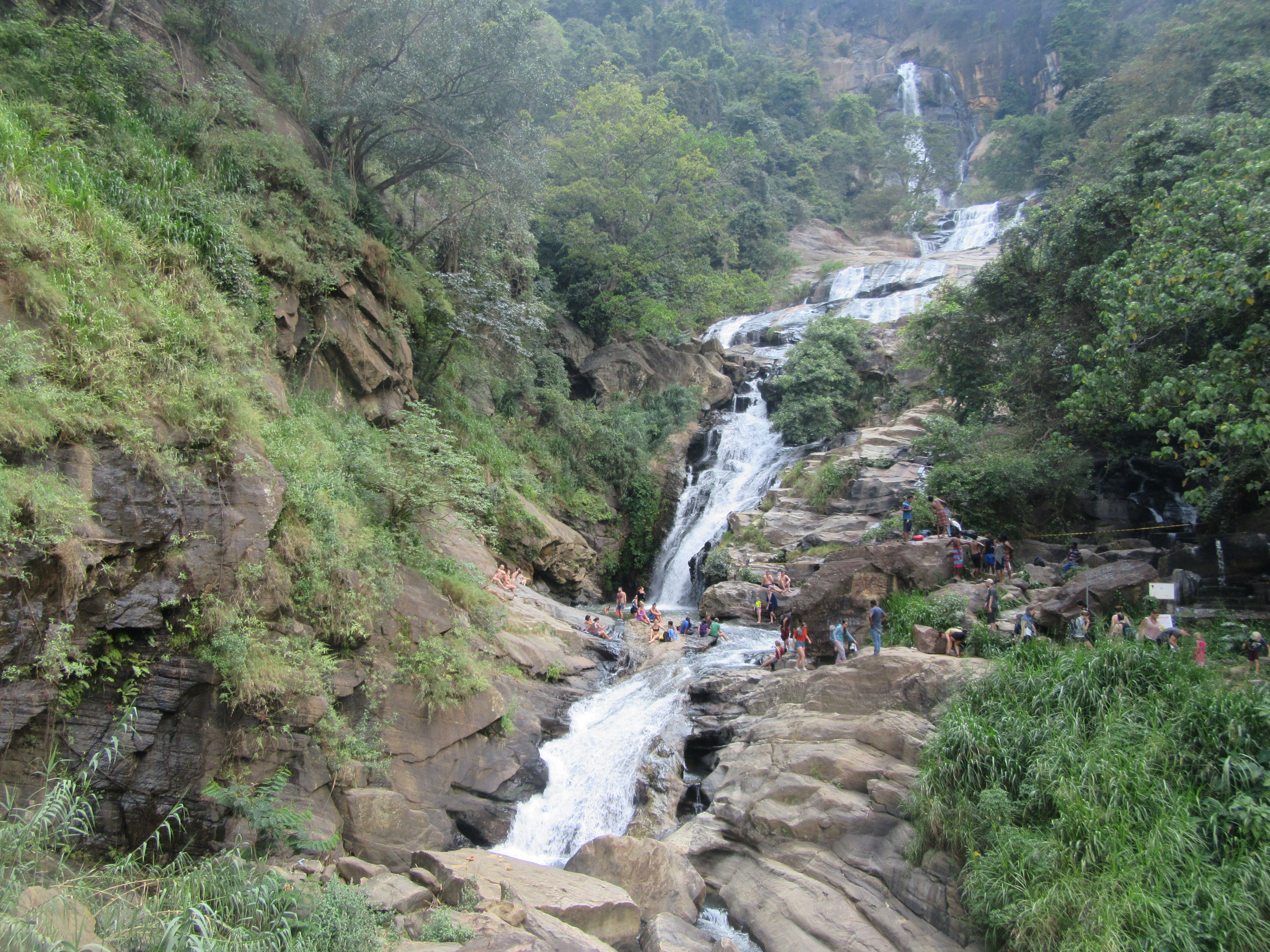 Cascade Ravana waterfall Sri Lanka Elle