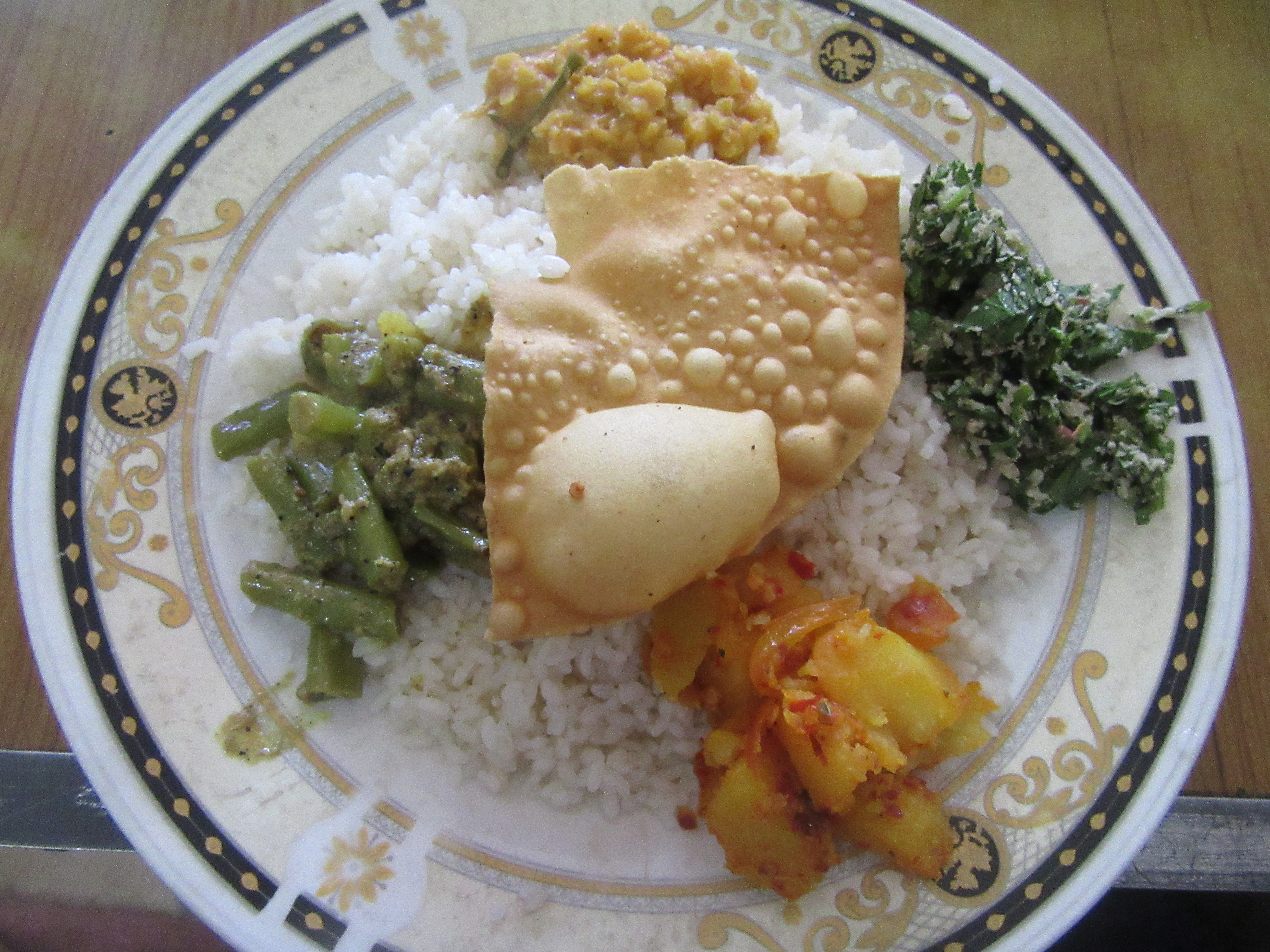 Gastronomie Sri lanka rice and curry