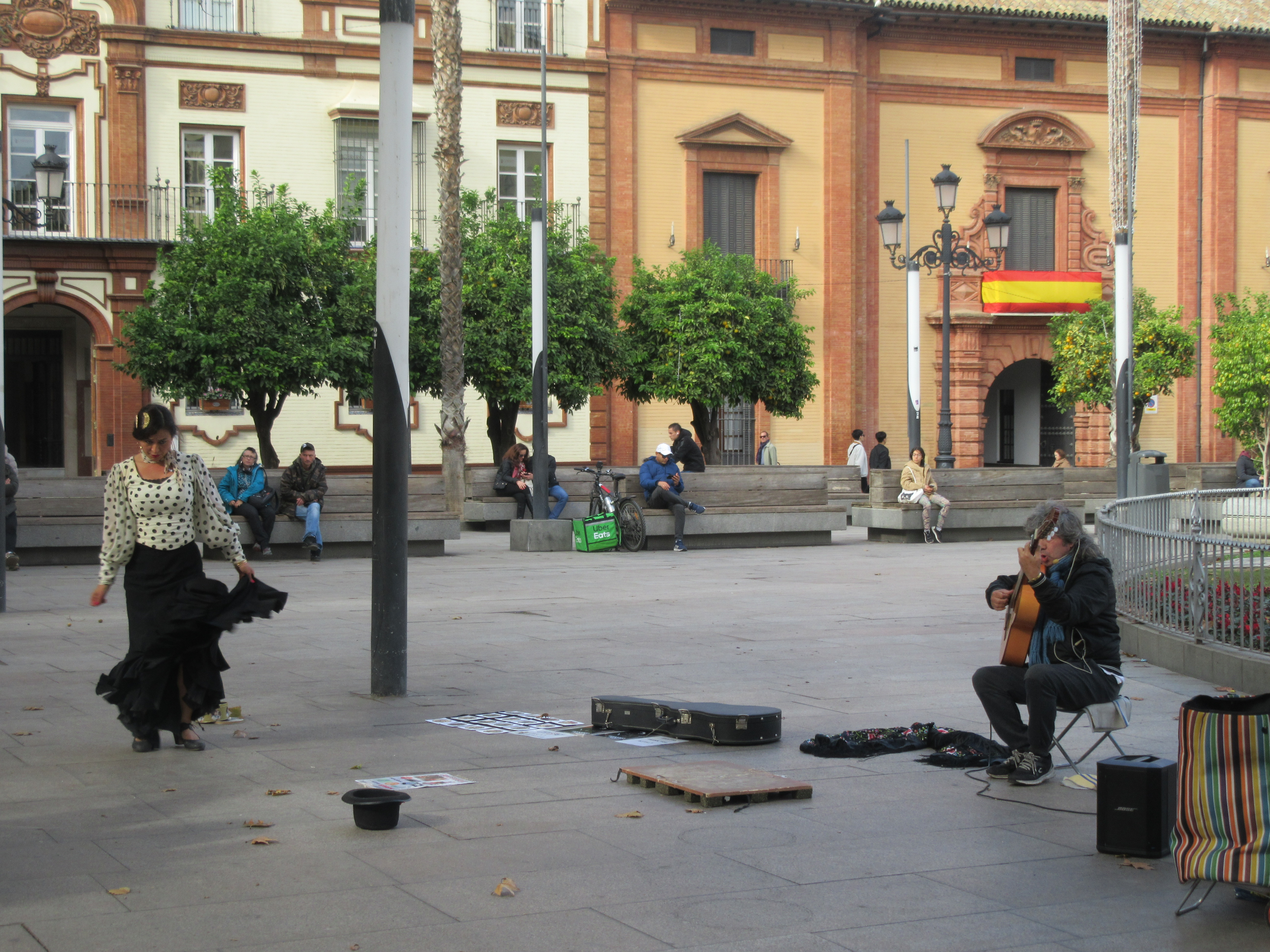 Démonstration de flamenco à Séville