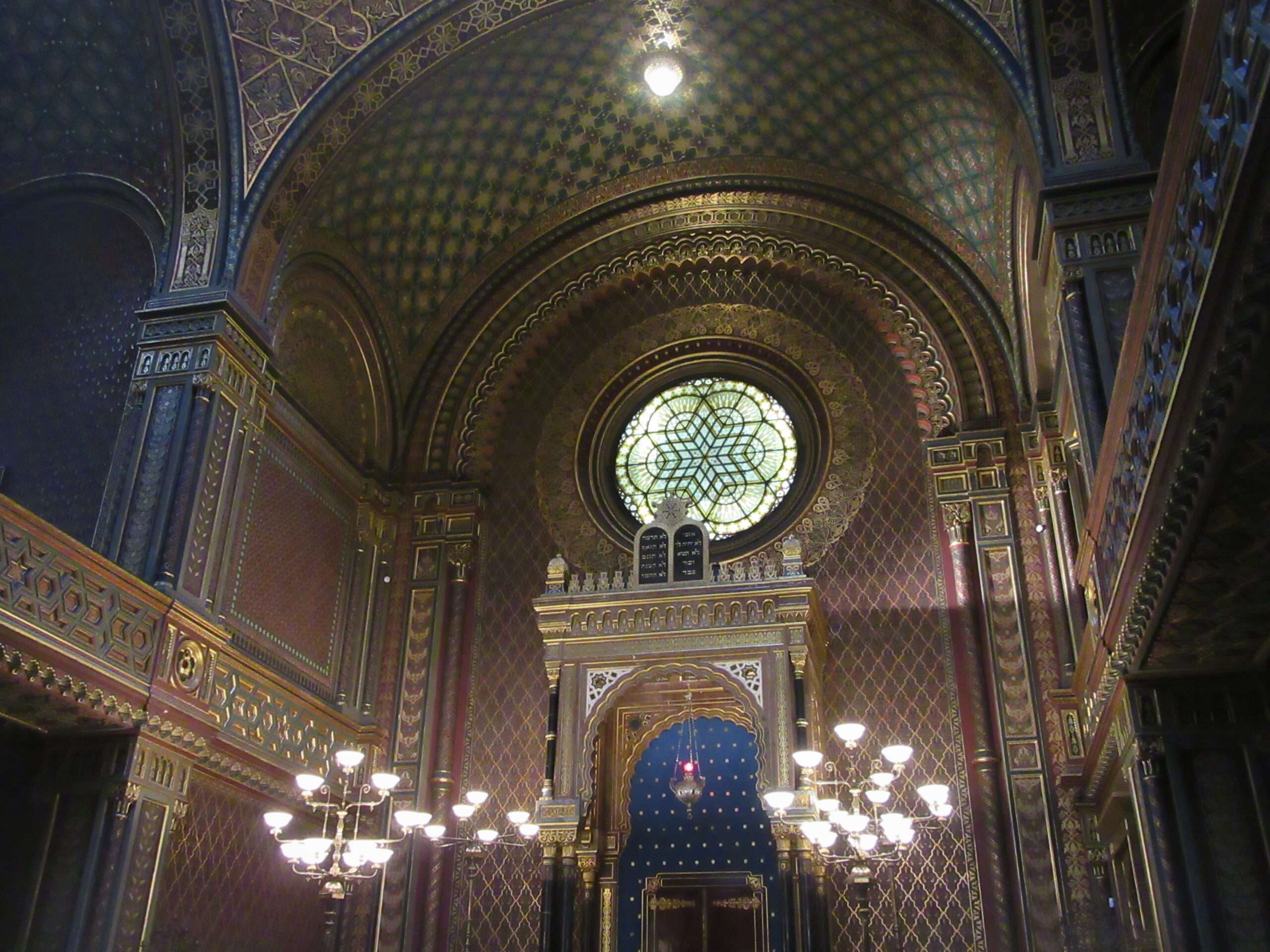 la synagogue de Prague dans le quartier juif Josefov