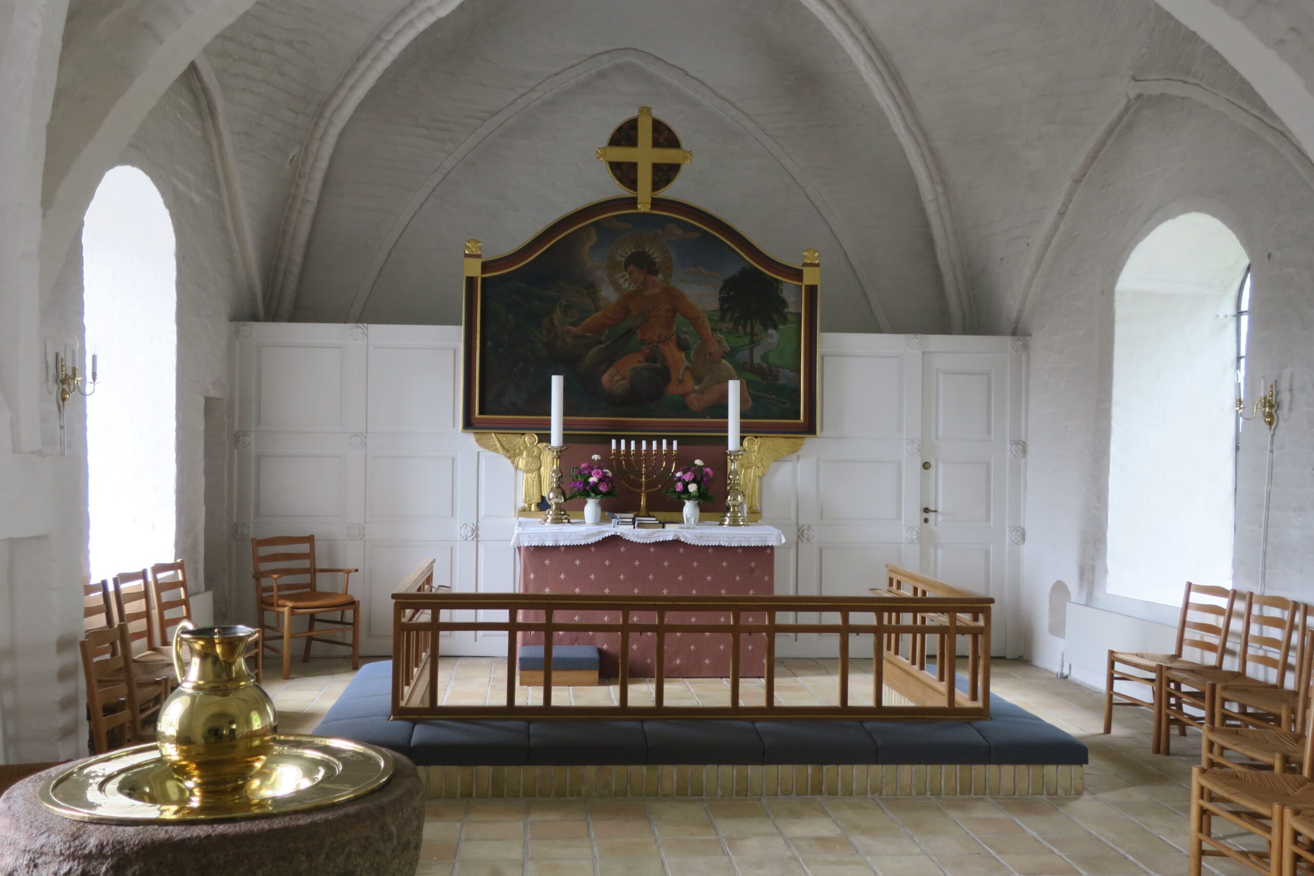 Eglise au Danemark sur l'ile de Fionie